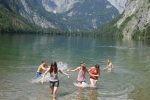 Schwimmen im Bergsee